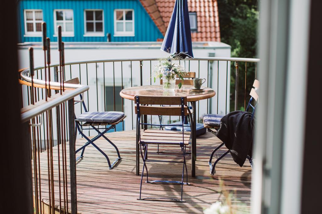 Apartamento Haus Am Schilf Wieck Exterior foto