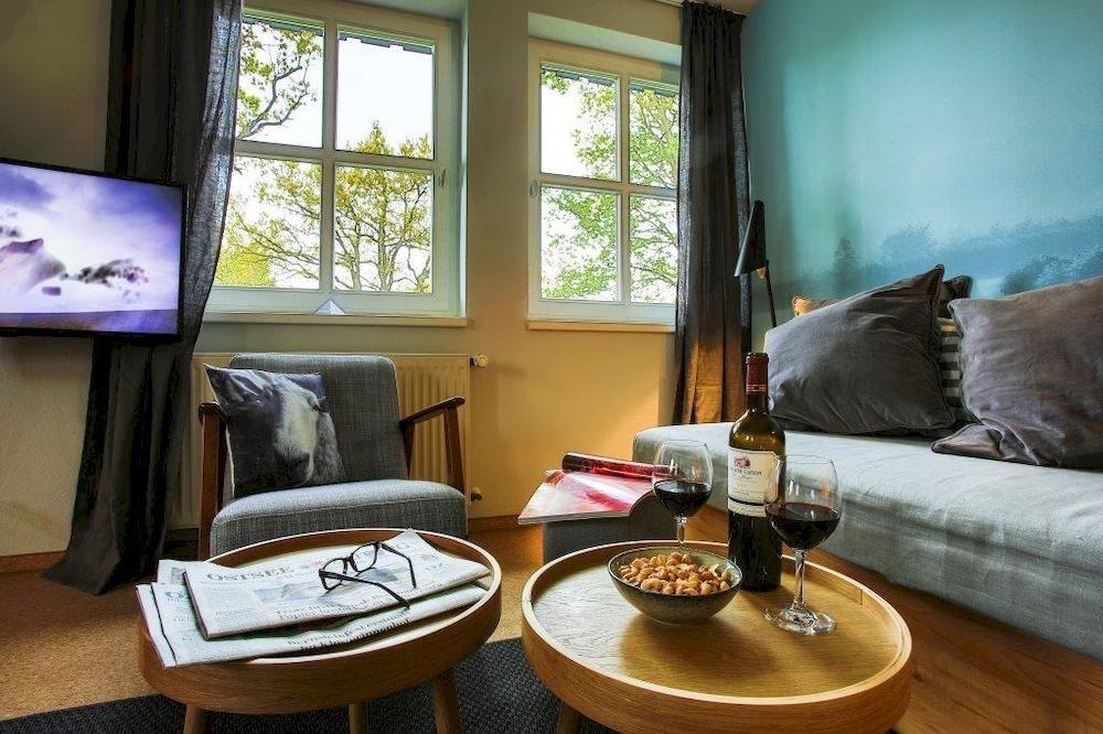Apartamento Haus Am Schilf Wieck Exterior foto